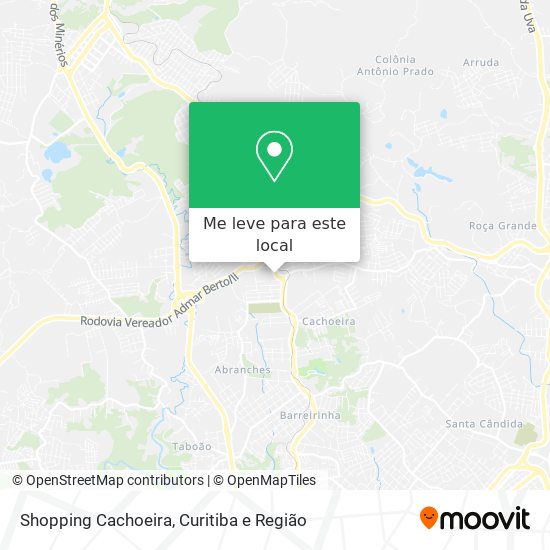 Shopping Cachoeira mapa