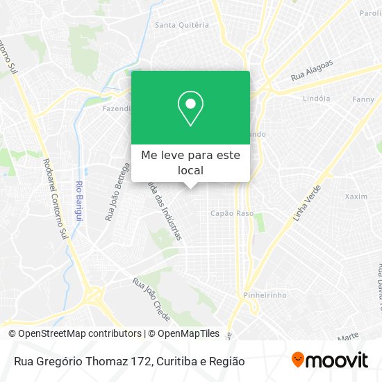 Rua Gregório Thomaz 172 mapa