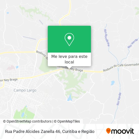 Rua Padre Alcides Zanella 46 mapa