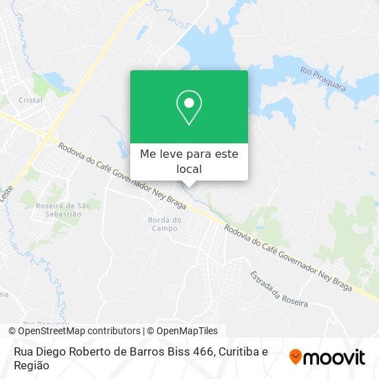 Rua Diego Roberto de Barros Biss 466 mapa