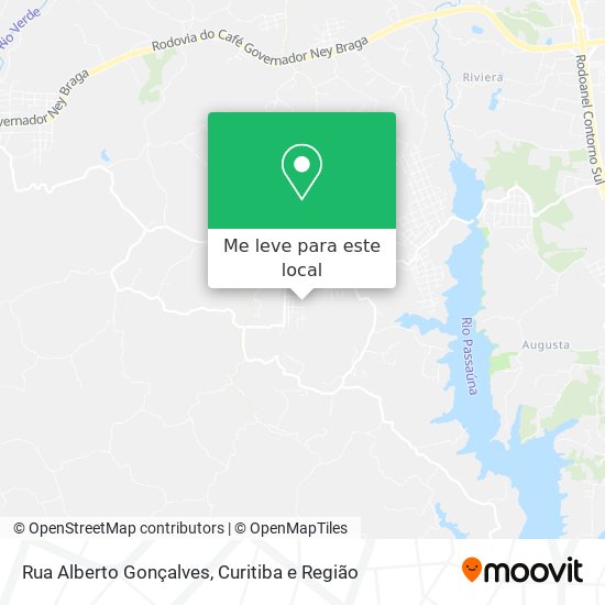 Rua Alberto Gonçalves mapa