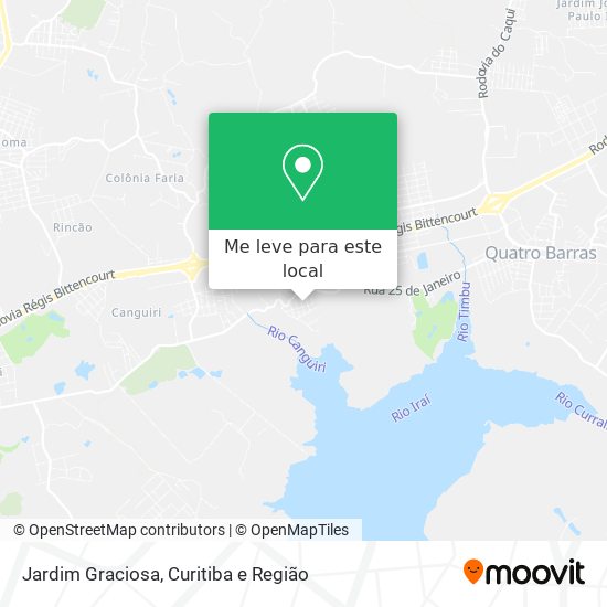 Jardim Graciosa mapa