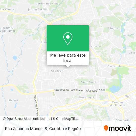 Rua Zacarias Mansur 9 mapa