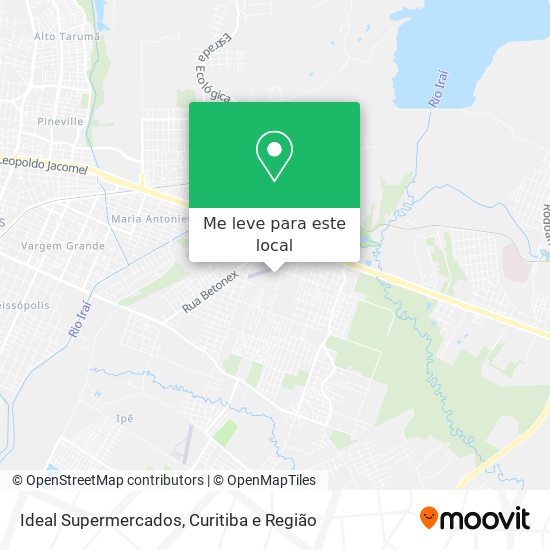 Ideal Supermercados mapa
