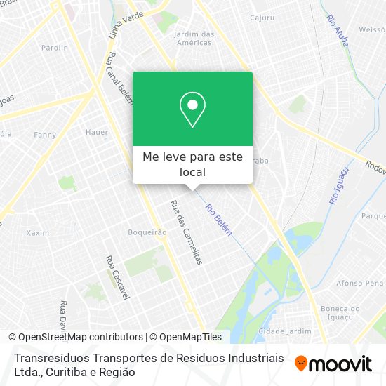 Transresíduos Transportes de Resíduos Industriais Ltda. mapa
