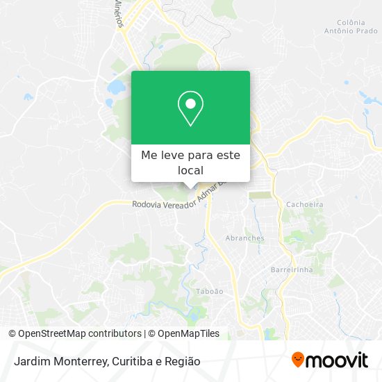 Jardim Monterrey mapa