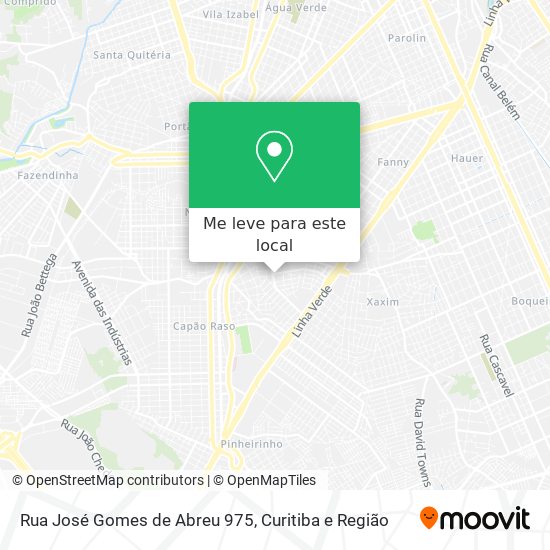 Rua José Gomes de Abreu 975 mapa