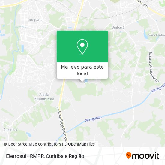 Eletrosul - RMPR mapa
