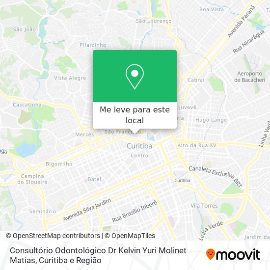 Consultório Odontológico Dr Kelvin Yuri Molinet Matias mapa