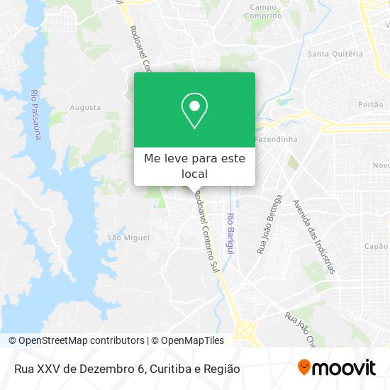 Rua XXV de Dezembro 6 mapa