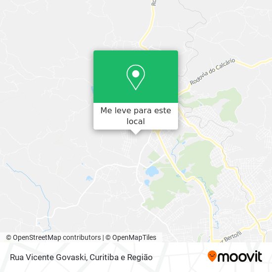 Rua Vicente Govaski mapa