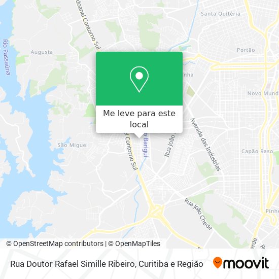 Rua Doutor Rafael Simille Ribeiro mapa