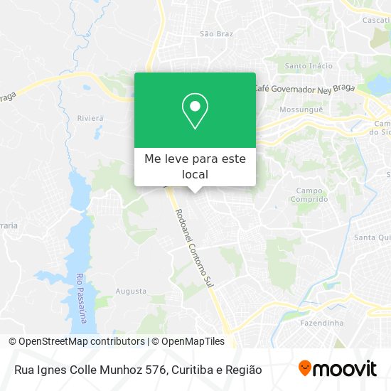 Rua Ignes Colle Munhoz 576 mapa