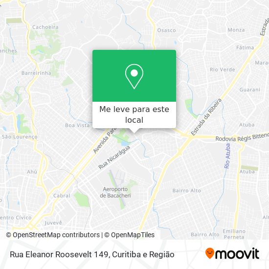 Rua Eleanor Roosevelt 149 mapa