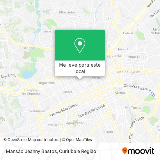 Mansão Jeanny Bastos mapa
