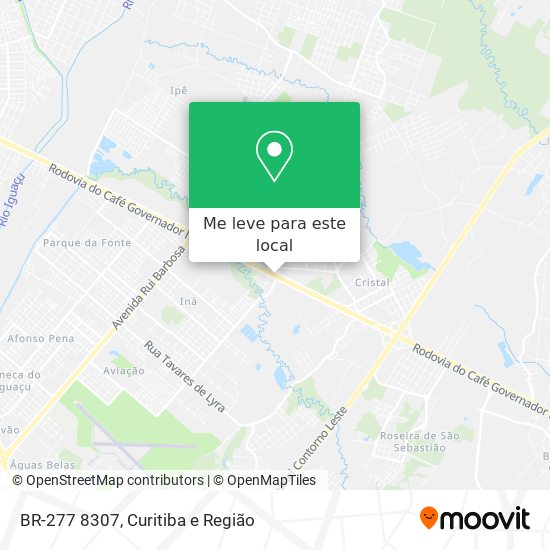 BR-277 8307 mapa