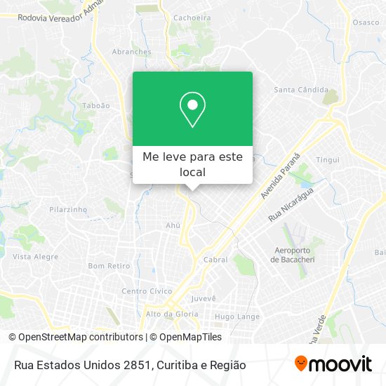 Rua Estados Unidos 2851 mapa