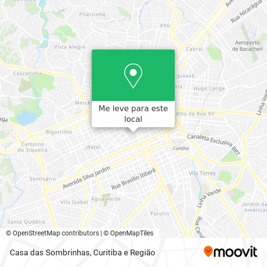 Casa das Sombrinhas mapa