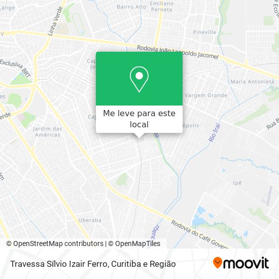 Travessa Sílvio Izair Ferro mapa