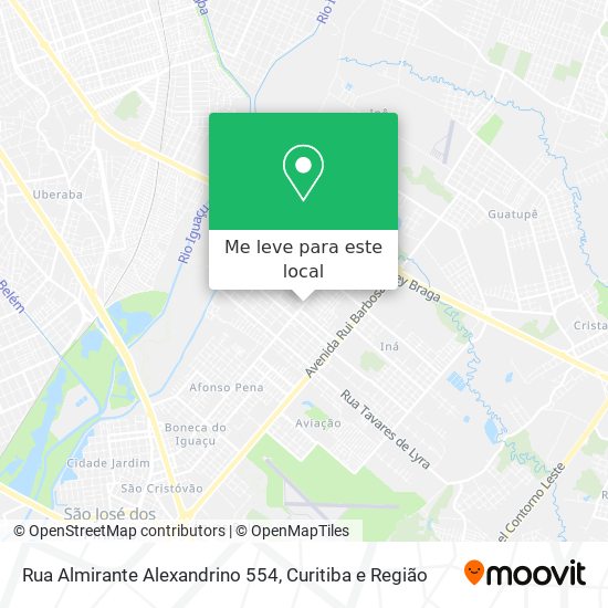 Rua Almirante Alexandrino 554 mapa