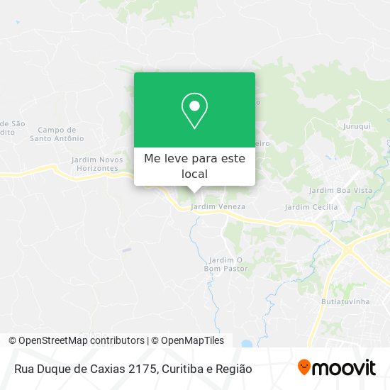 Rua Duque de Caxias 2175 mapa