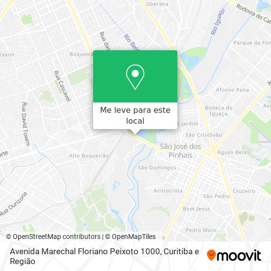 Avenida Marechal Floriano Peixoto 1000 mapa