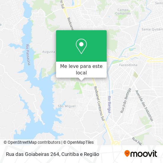 Rua das Goiabeiras 264 mapa