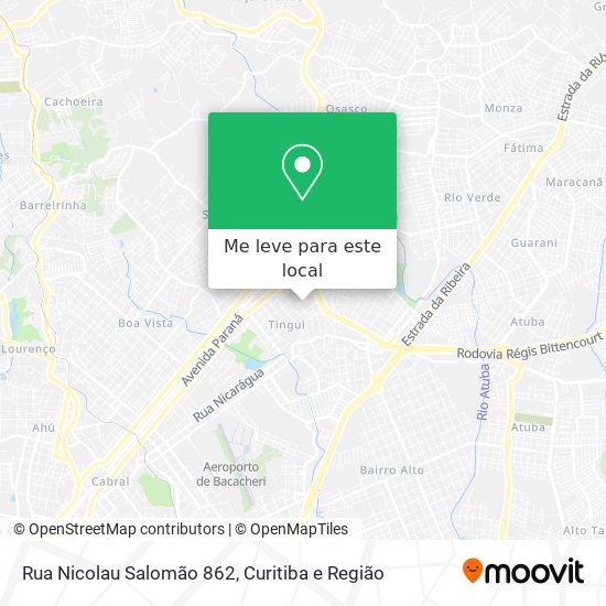 Rua Nicolau Salomão 862 mapa