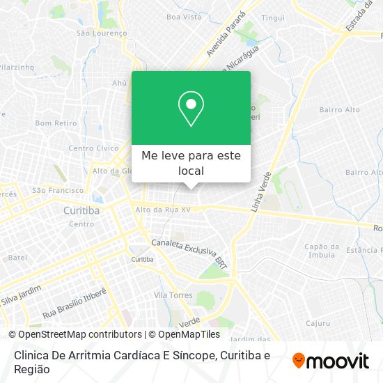 Clinica De Arritmia Cardíaca E Síncope mapa