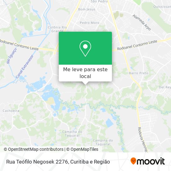 Rua Teófilo Negosek 2276 mapa