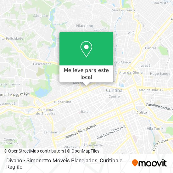 Divano - Simonetto Móveis Planejados mapa