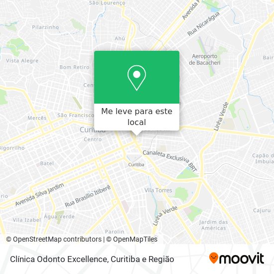 Clínica Odonto Excellence mapa