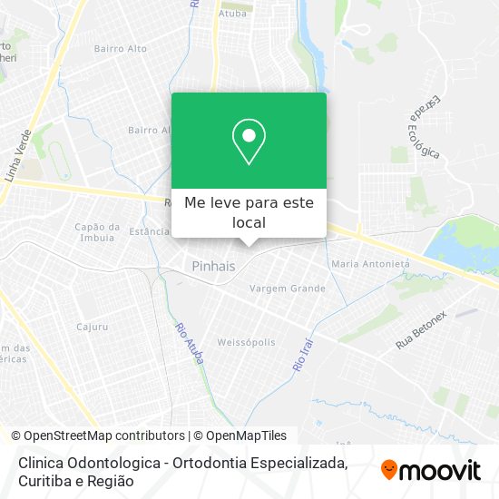 Clinica Odontologica - Ortodontia Especializada mapa