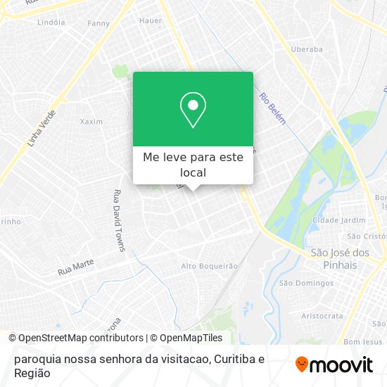 paroquia nossa senhora da visitacao mapa