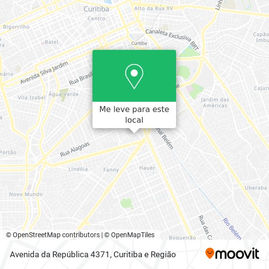 Avenida da República 4371 mapa