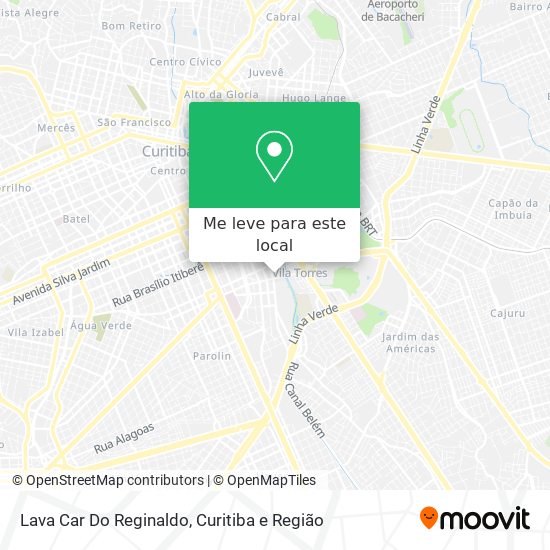 Lava Car Do Reginaldo mapa