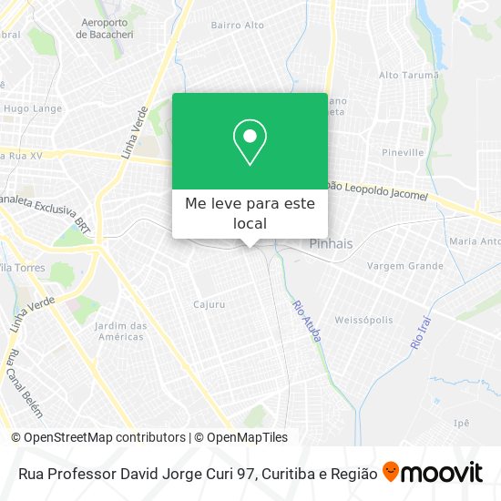 Rua Professor David Jorge Curi 97 mapa