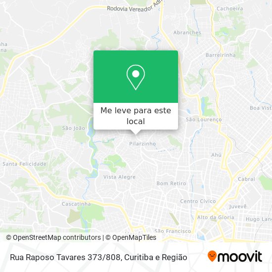 Rua Raposo Tavares 373/808 mapa