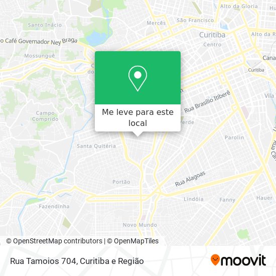 Rua Tamoios 704 mapa