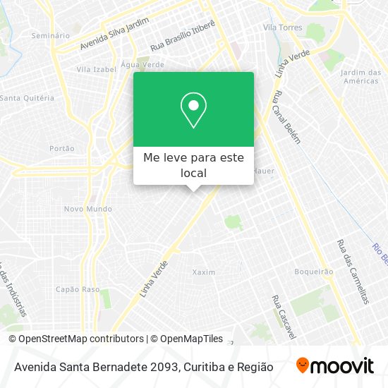 Avenida Santa Bernadete 2093 mapa