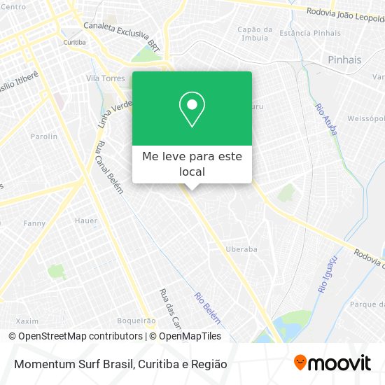 Momentum Surf Brasil mapa