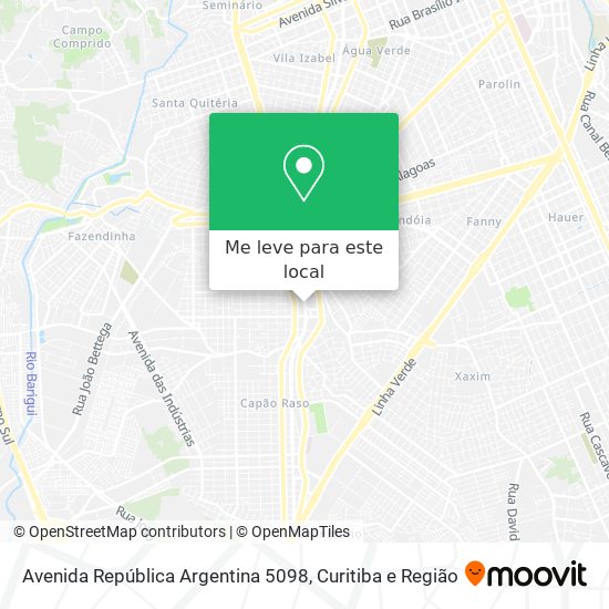 Avenida República Argentina 5098 mapa