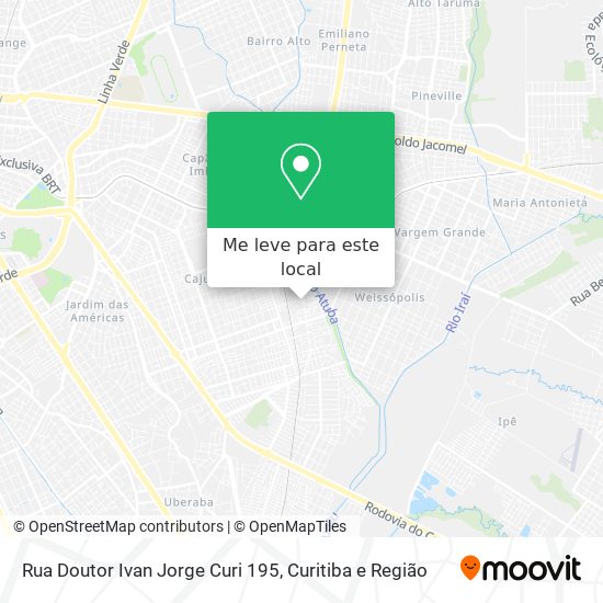 Rua Doutor Ivan Jorge Curi 195 mapa
