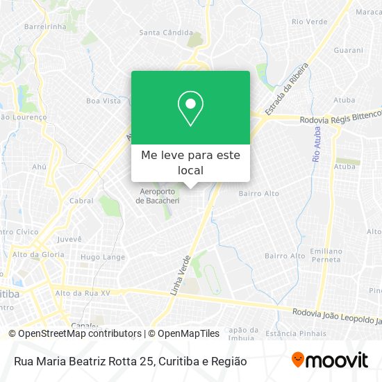 Rua Maria Beatriz Rotta 25 mapa