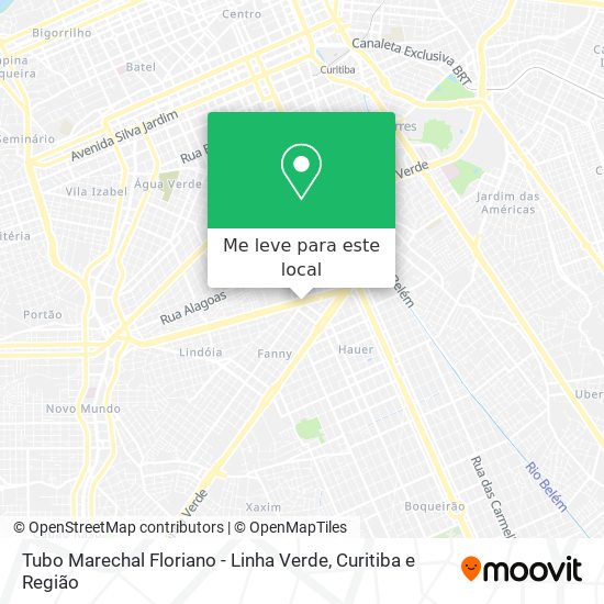 Tubo Marechal Floriano - Linha Verde mapa