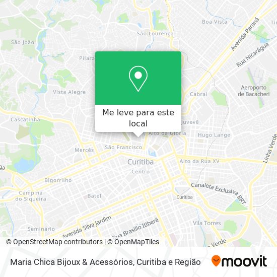 Maria Chica Bijoux & Acessórios mapa