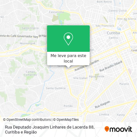 Rua Deputado Joaquim Linhares de Lacerda 88 mapa