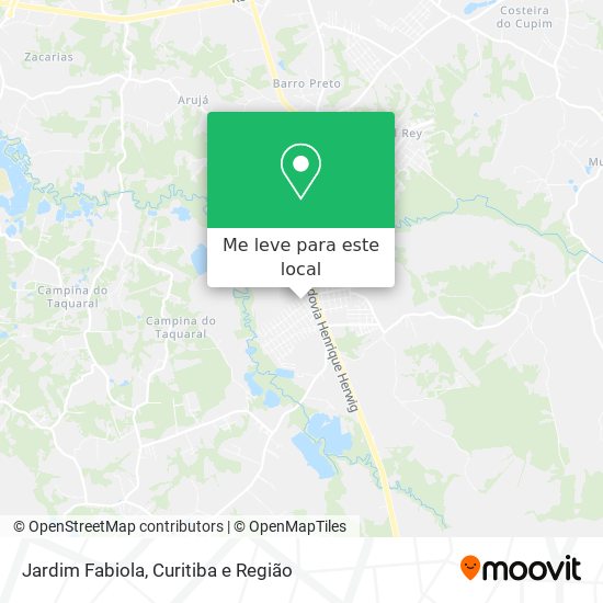 Jardim Fabiola mapa