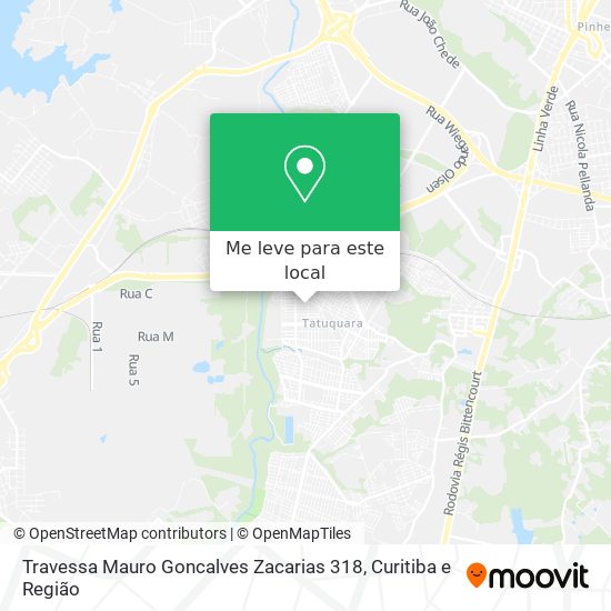 Travessa Mauro Goncalves Zacarias 318 mapa