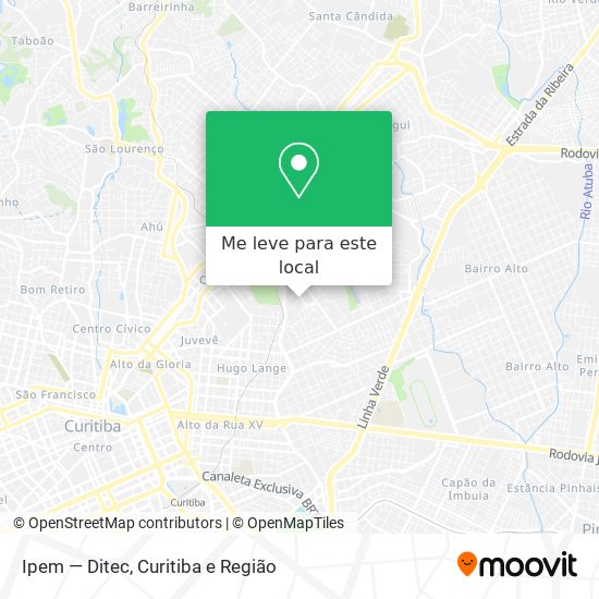Ipem — Ditec mapa